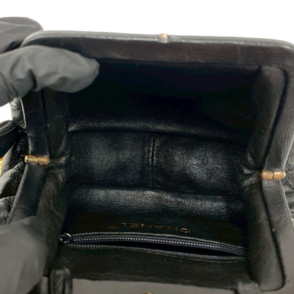 Chanel Matelasse Coco Lambskin Leather Clasp Chain Mini Shoulder Bag