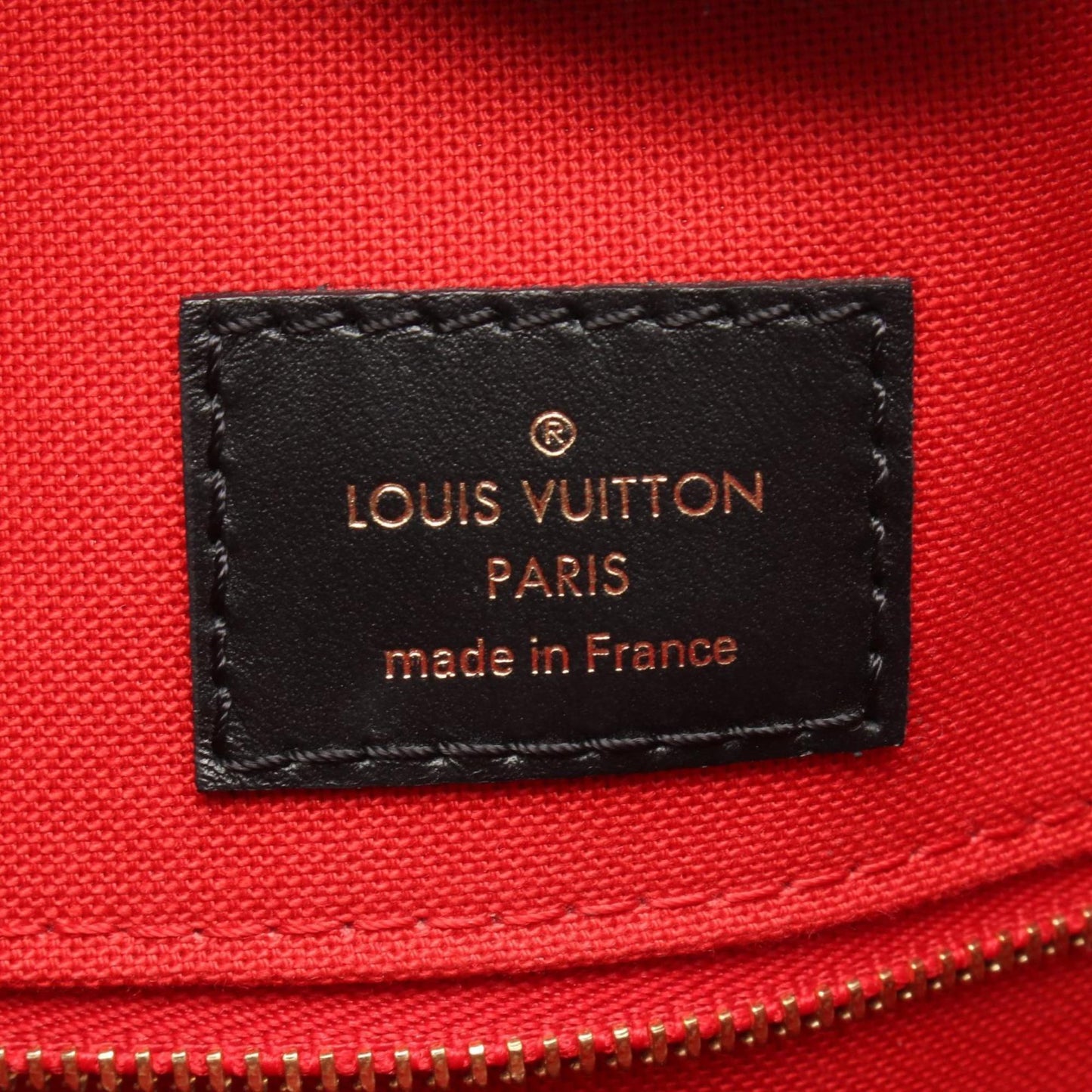 Louis Vuitton On The Go Gm Shoulder Bag In Coated Canvas And Leather With Monogram Giant Reverse