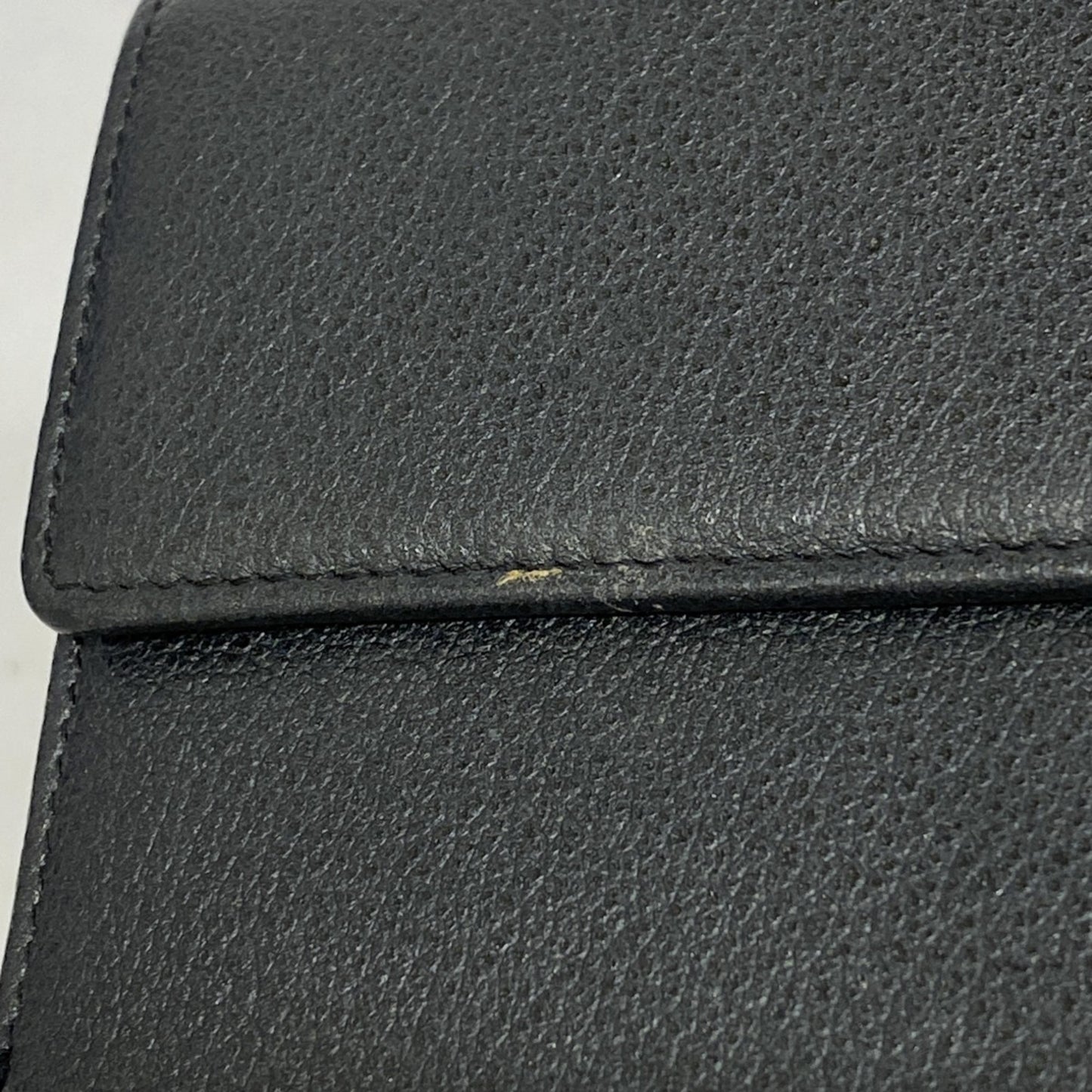 Chanel Camellia Leather Long Wallet Black