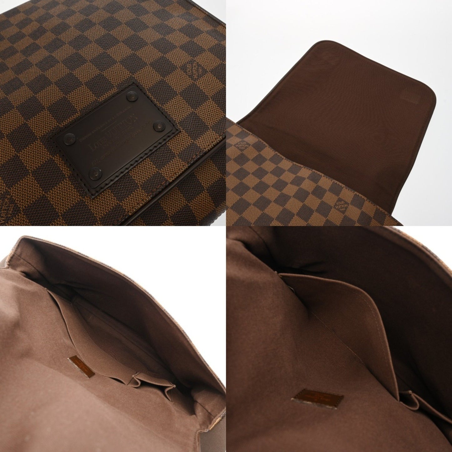 Louis Vuitton Damier Brooklyn Mm Brown N51211