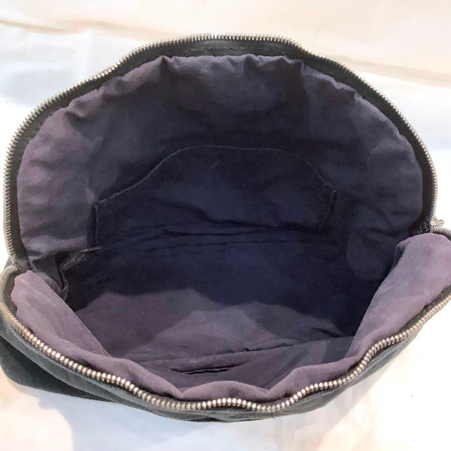 Hermes Herms Bolide Pouch Gm Black Canvas Kb-9530