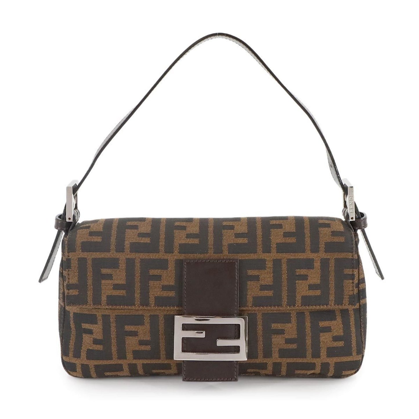 Fendi Zucca Mamma Baguette Shoulder Bag