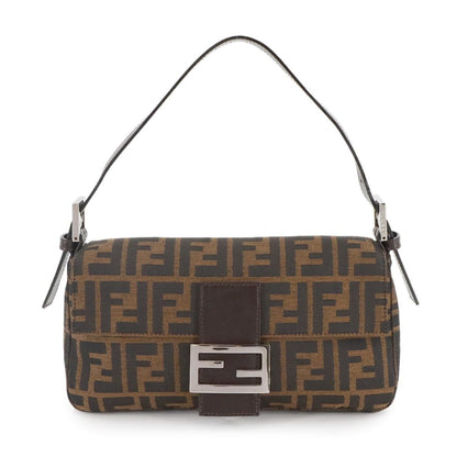 Fendi Zucca Mamma Baguette Shoulder Bag