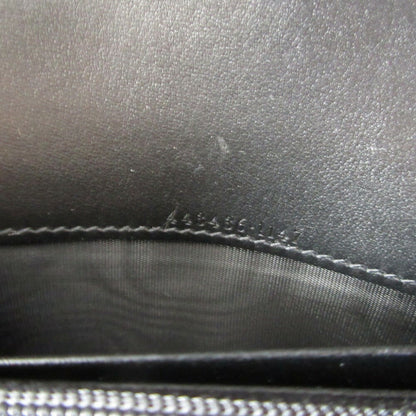 Like New Gucci Gg Marmont 443436 Leather Black Bi-Fold Long Wallet 0847Gucci
