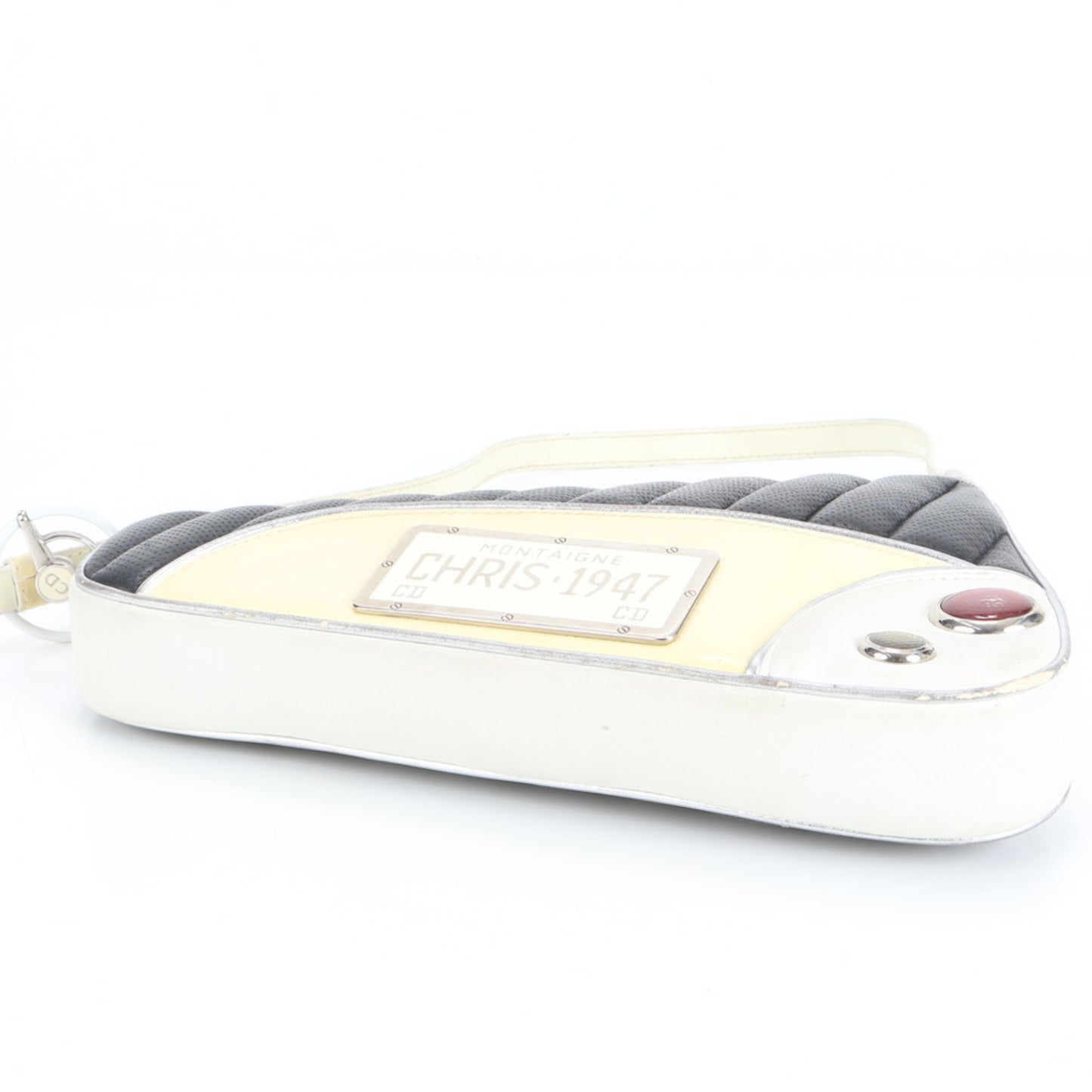 Christian Dior Saddle Montaigne Chris Leather Shoulder Bag