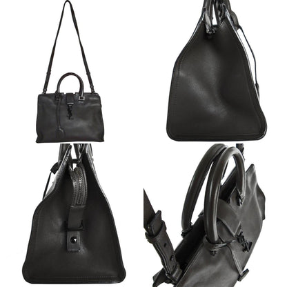 Saint Laurent Saint Laurent Handbag Shoulder Bag Baby Cabas Leather Grey