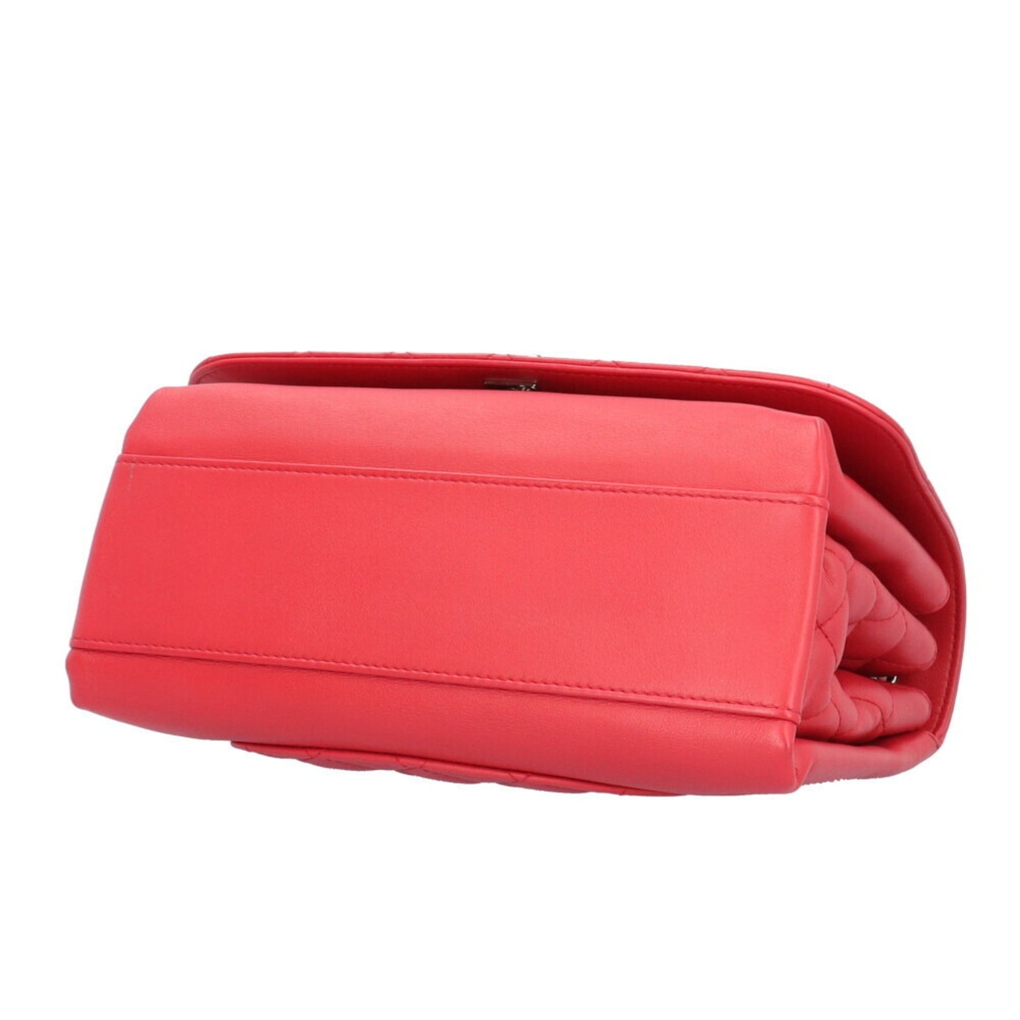 Chanel Matelasse Shoulder Bag Leather Red