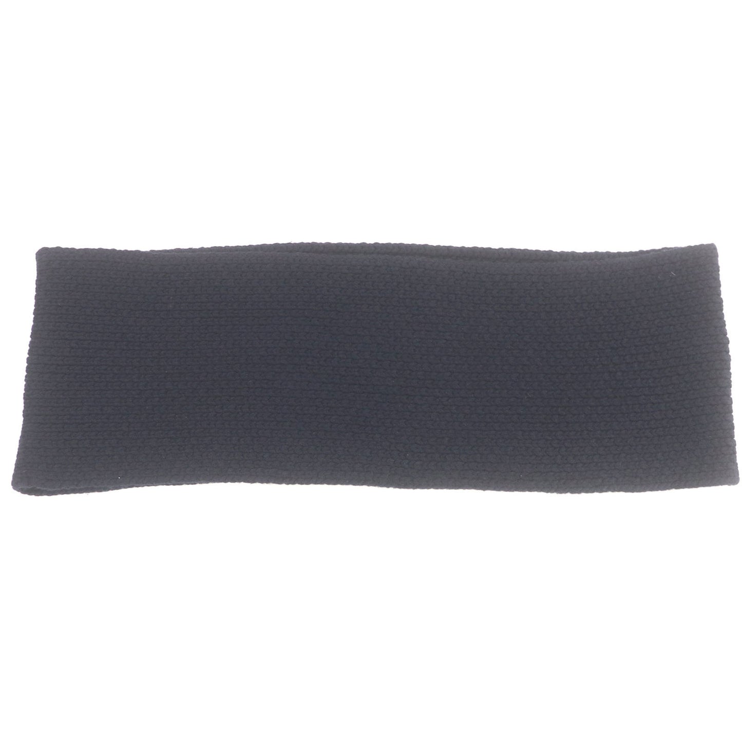 Hermes 100% Cashmere Cable Knit Scarf/Snood In Dark Navy