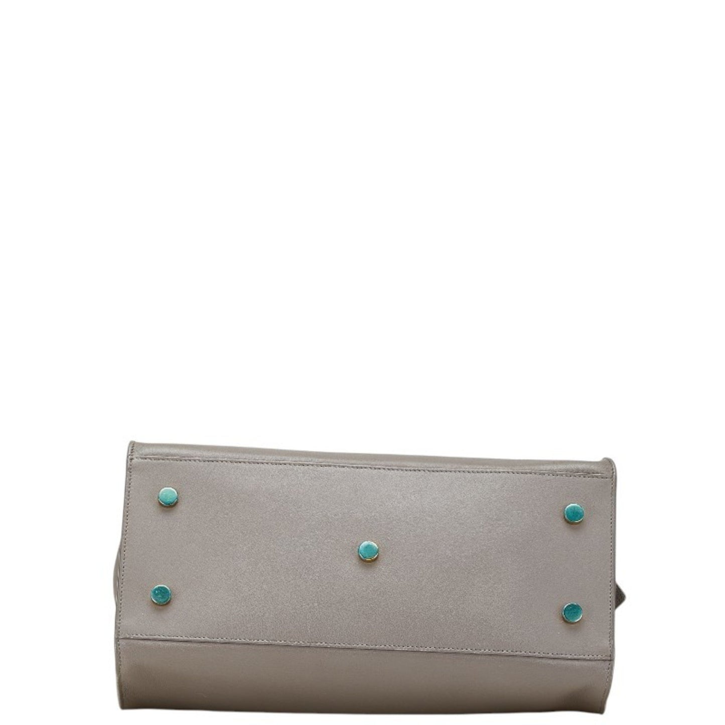 Saint Laurent Cassandra Baby Cabas Small Handbag/Shoulder Bag 2Way 394461 Gray Leather