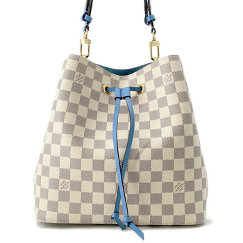 Louis Vuitton Shoulder Bag Damier Azur Neonoe N40153 Louis Vuitton Blue