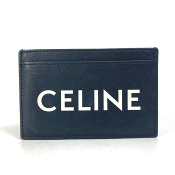 Celine Card Holder Pass Case Card Case Card Case Black White