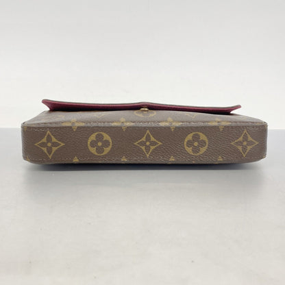 Louis Vuitton Monogram Pochette Felicie Shoulder Wallet M81896 Brown