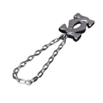 Cartier 2C Keychain Bag Charm - Silver Metal
