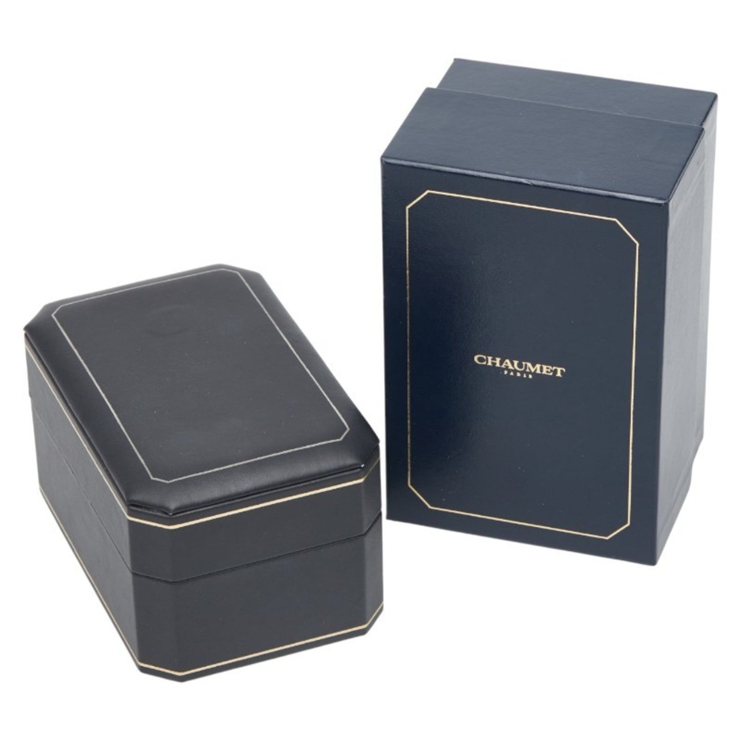 Chaumet Style Rectangle Quartz Watch With Silver Dial