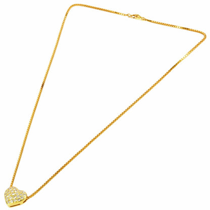 Harry Winston Heart Pav Necklace With Diamonds