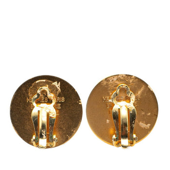 Hermes Serie Earrings Gold Plated