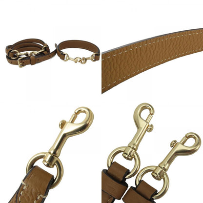 Coach Shoulder Bag Ca164 Leather White Brown