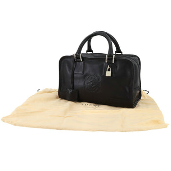 Loewe Amazona 28 Handbag In Black Leather