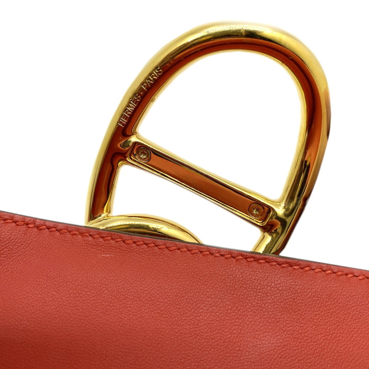Hermes Hermes Ege Evercolor Red Rouge Tomato Clutch Bag X Stamp 2016 Chaine D'Ancre