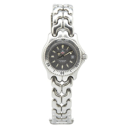 Tag Heuer Cell Watch Wg1313-0 Quartz Grey Dial Stainless Steel