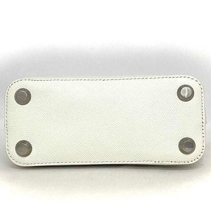 Balenciaga 2Way Bag Ville Small Xxs White Black Everyday 550646 Shoulder Handbag Leather Balenciaga