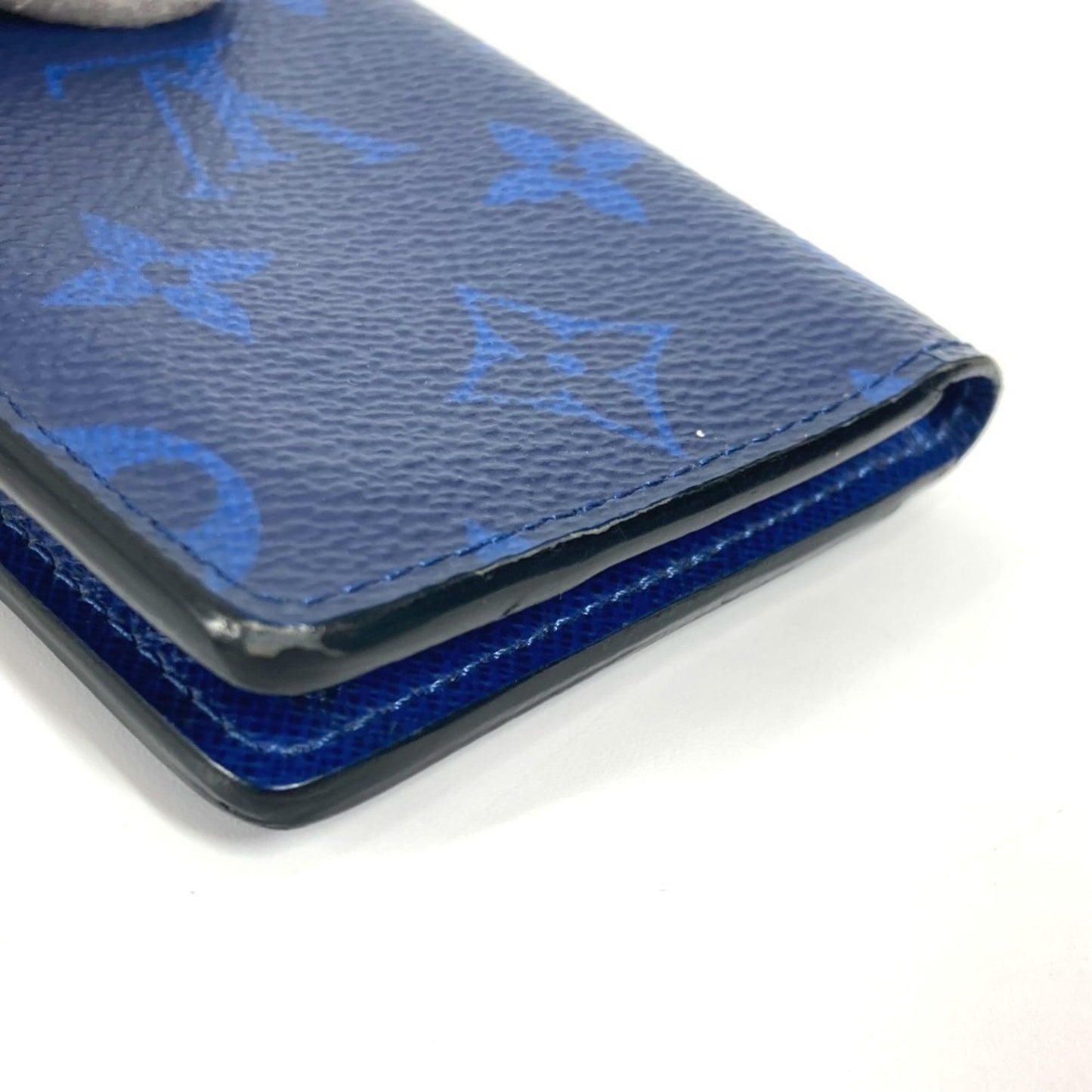 Louis Vuitton M30301 Taiga Rama Organizer De Poche Bi-Fold Business Card Holder/Card Case Leather