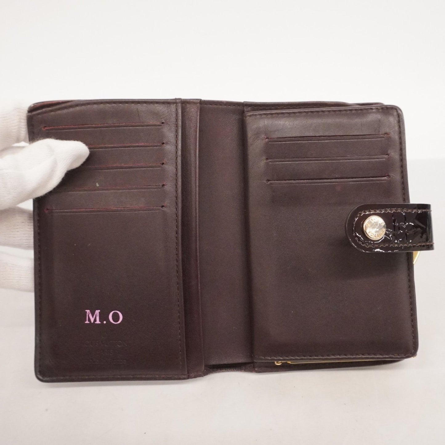 Louis Vuitton Vernis Portefeuille Viennois Wallet M93521 Amaranth