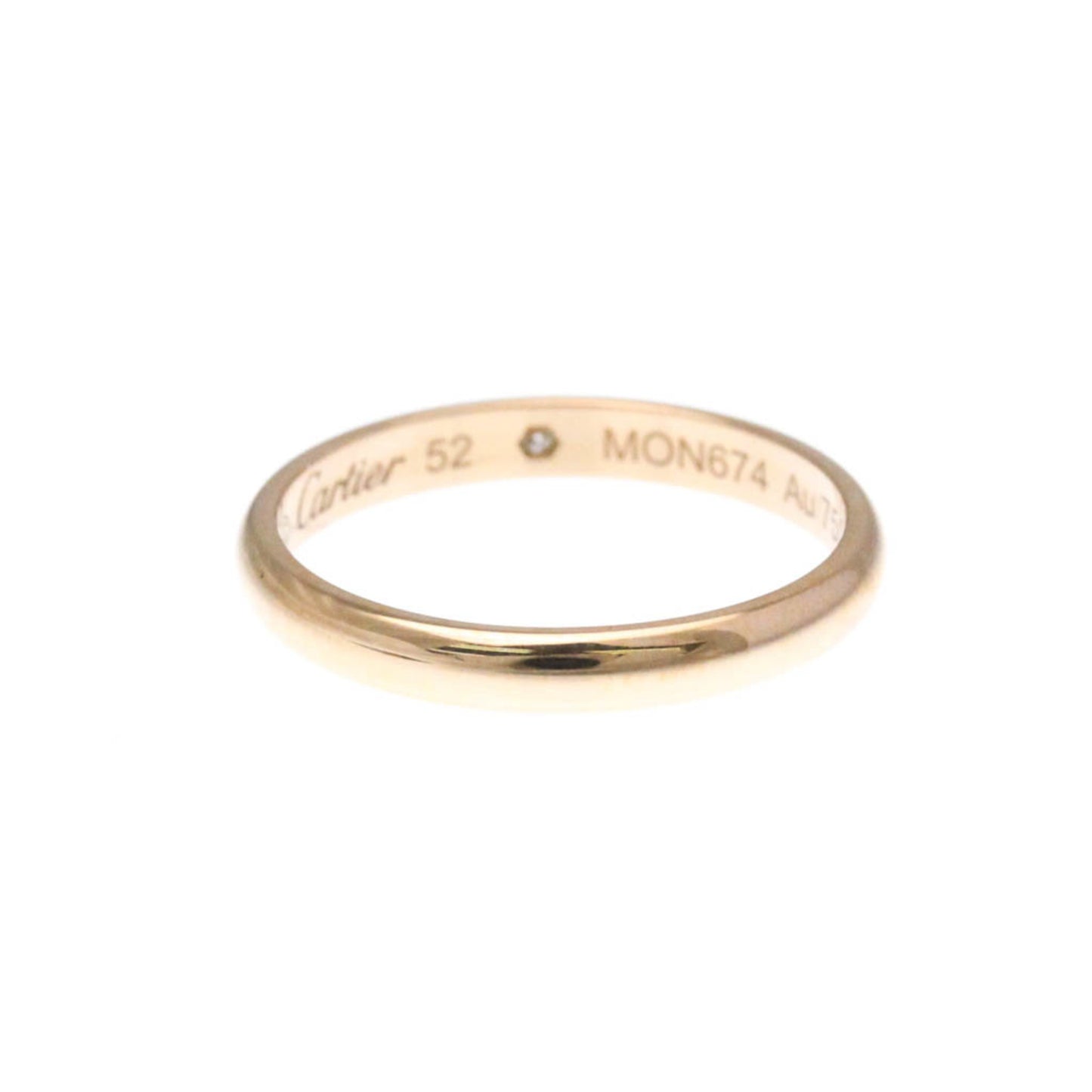 Cartier 1895 Wedding Ring Wedding Ring Pink Gold (18K) Fashion Diamond Band Ring Pink Gold