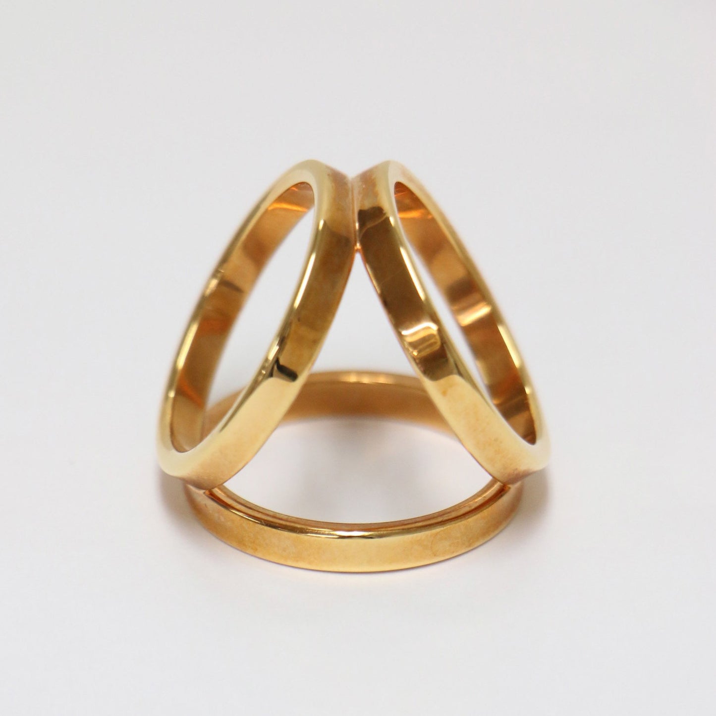 Hermes Hermes Scarf Ring 90 Trio Clasp Gold