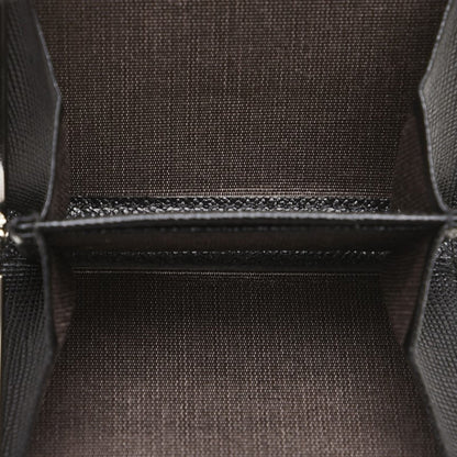 Burberry Embossed Check Nova Wallet/Coin Case With Clasp Closure