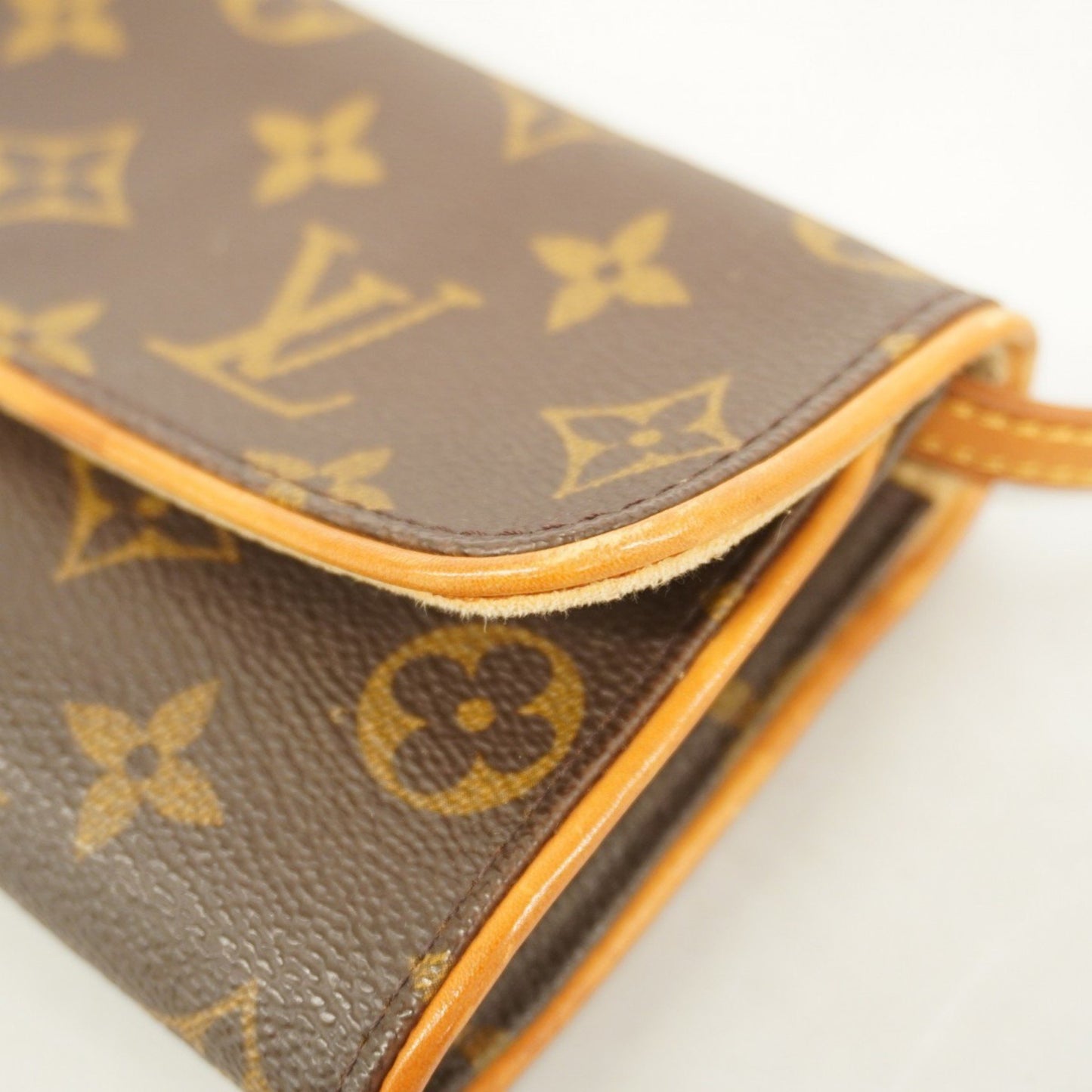 Louis Vuitton Monogram Pochette Twin Pm Shoulder Bag M51854 Brown