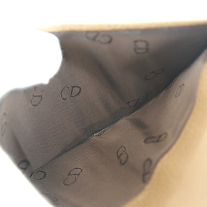 Christian Dior Honeycomb Wallet Brown