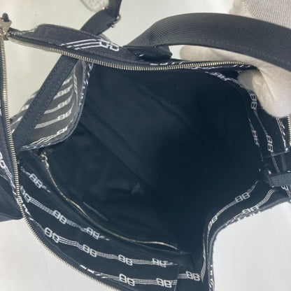 Balenciaga 620884 Bb Tote Bag Hand Bag Black White