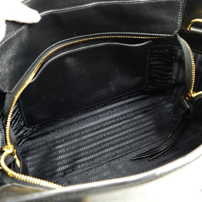 Prada Prada 2-Way Shoulder Bag Black 1Bg227