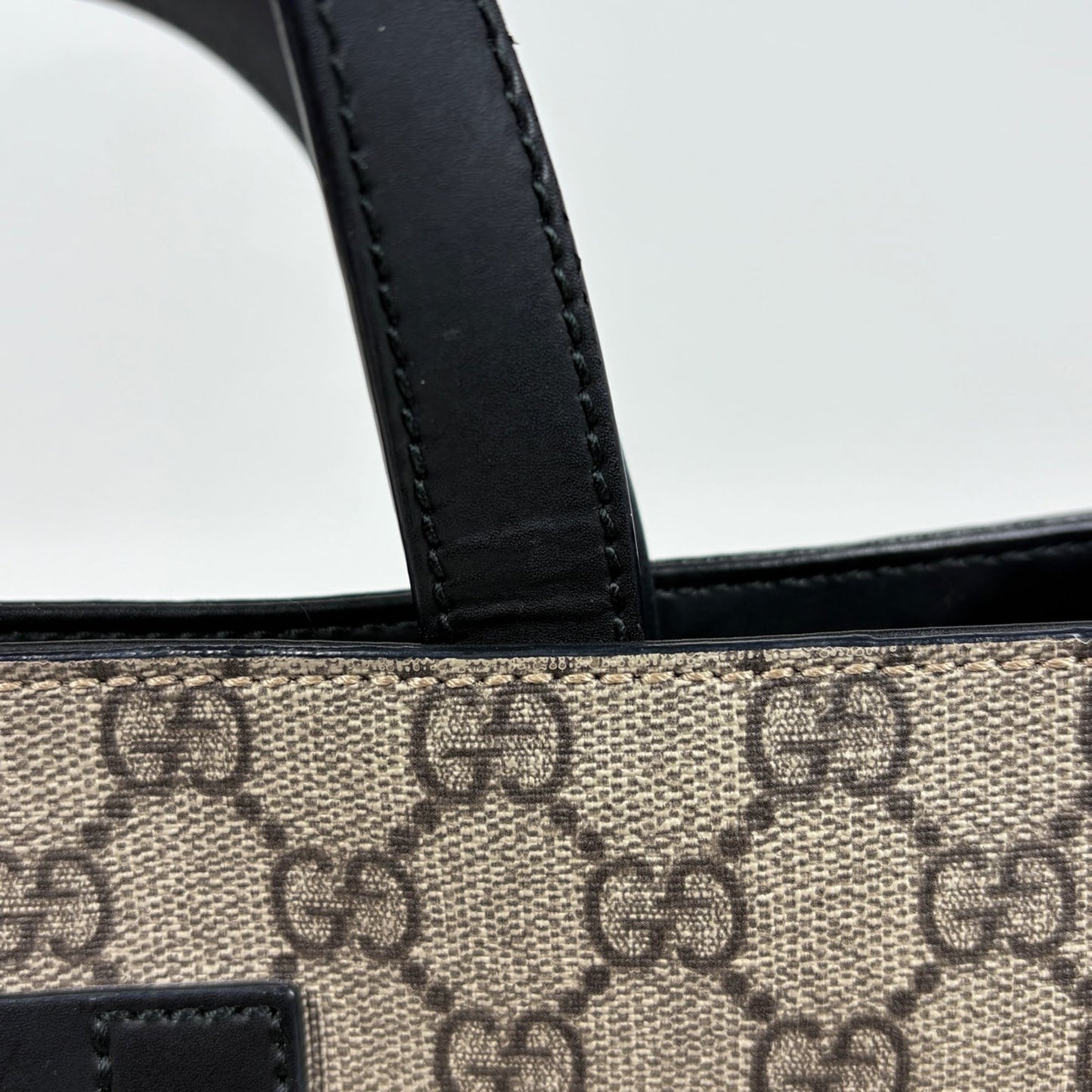 Gucci Tote Bag in Coated Canvas Leather
