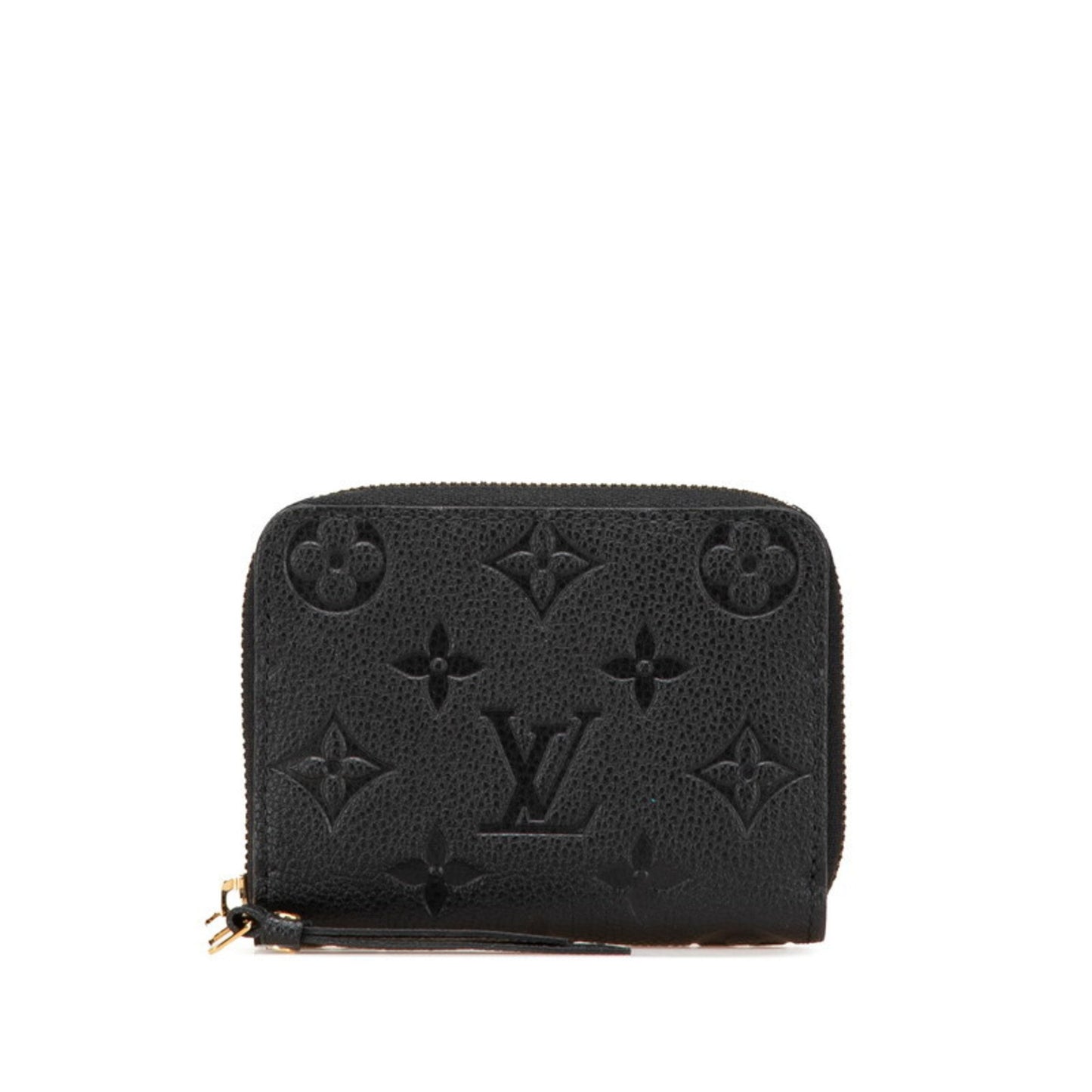 Louis Vuitton Monogram Empreinte Zippy Coin Purse M60574 Noir Black Leather