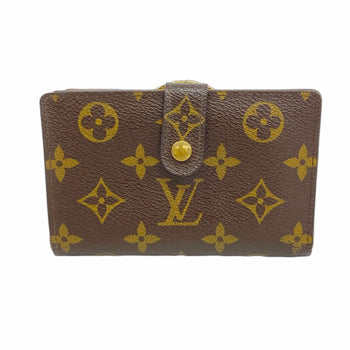 Louis Vuitton Monogram Porte Monnaie Bi-Fold Wallet M61663 Brown