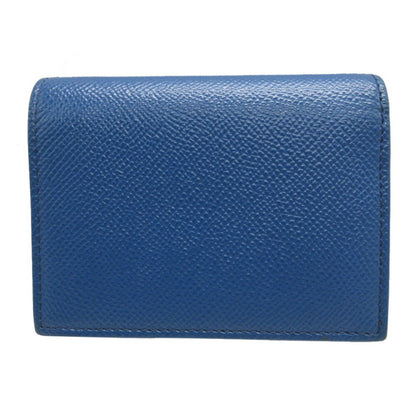 Salvatore Ferragamo Vara Ribbon Leather Blue Bi-Fold Wallet 2123Salvatore