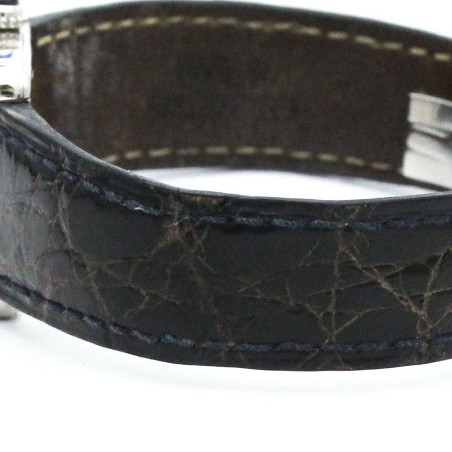 Cartier Must Tank Stainless Steel Leather Quartz