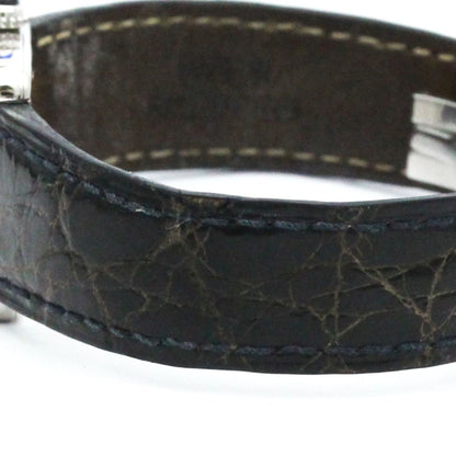 Cartier Must Tank Stainless Steel Leather Quartz