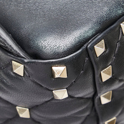 Valentino Rockstud Backpack In Black Leather