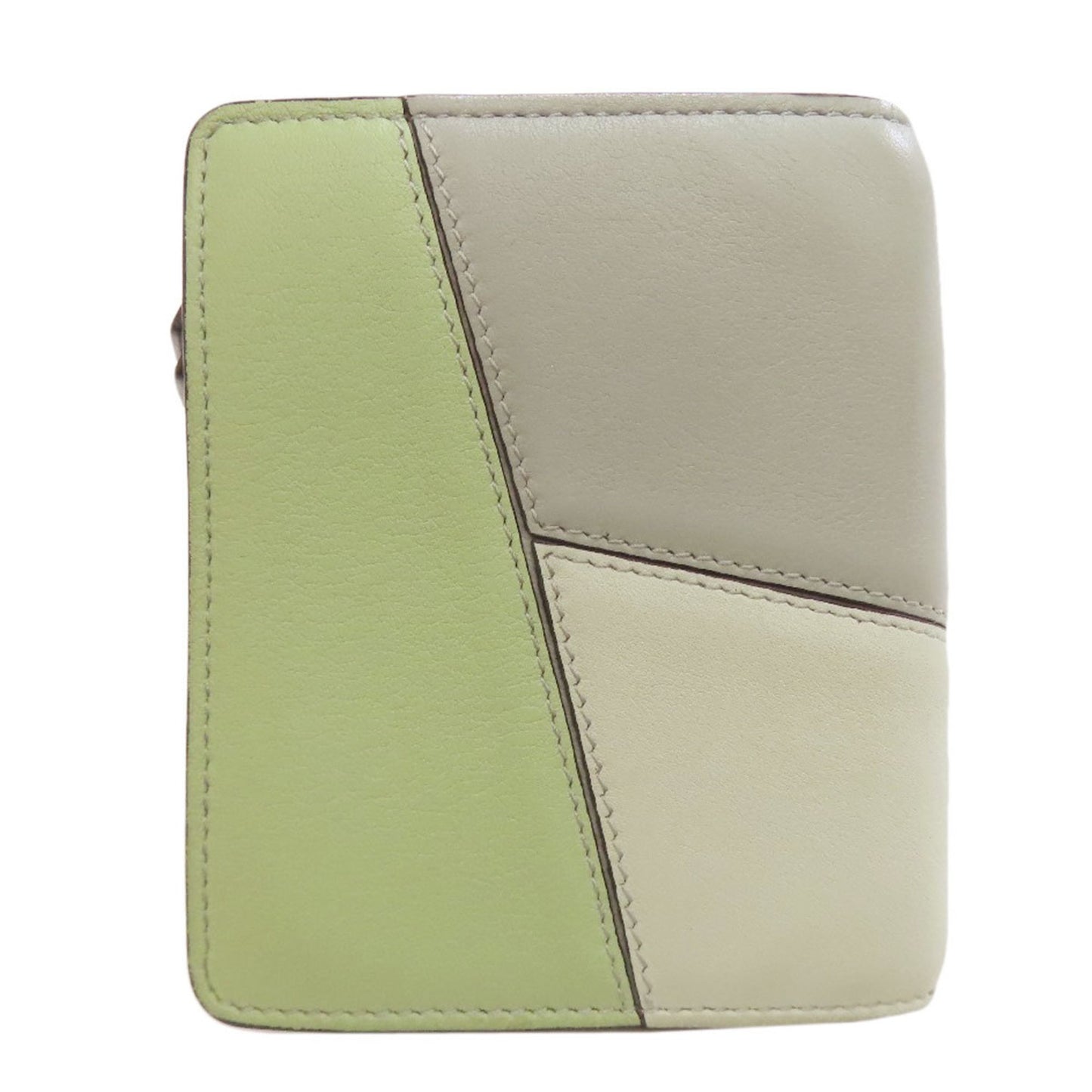 Loewe Puzzle Compact Bifold Wallet In Calfskin