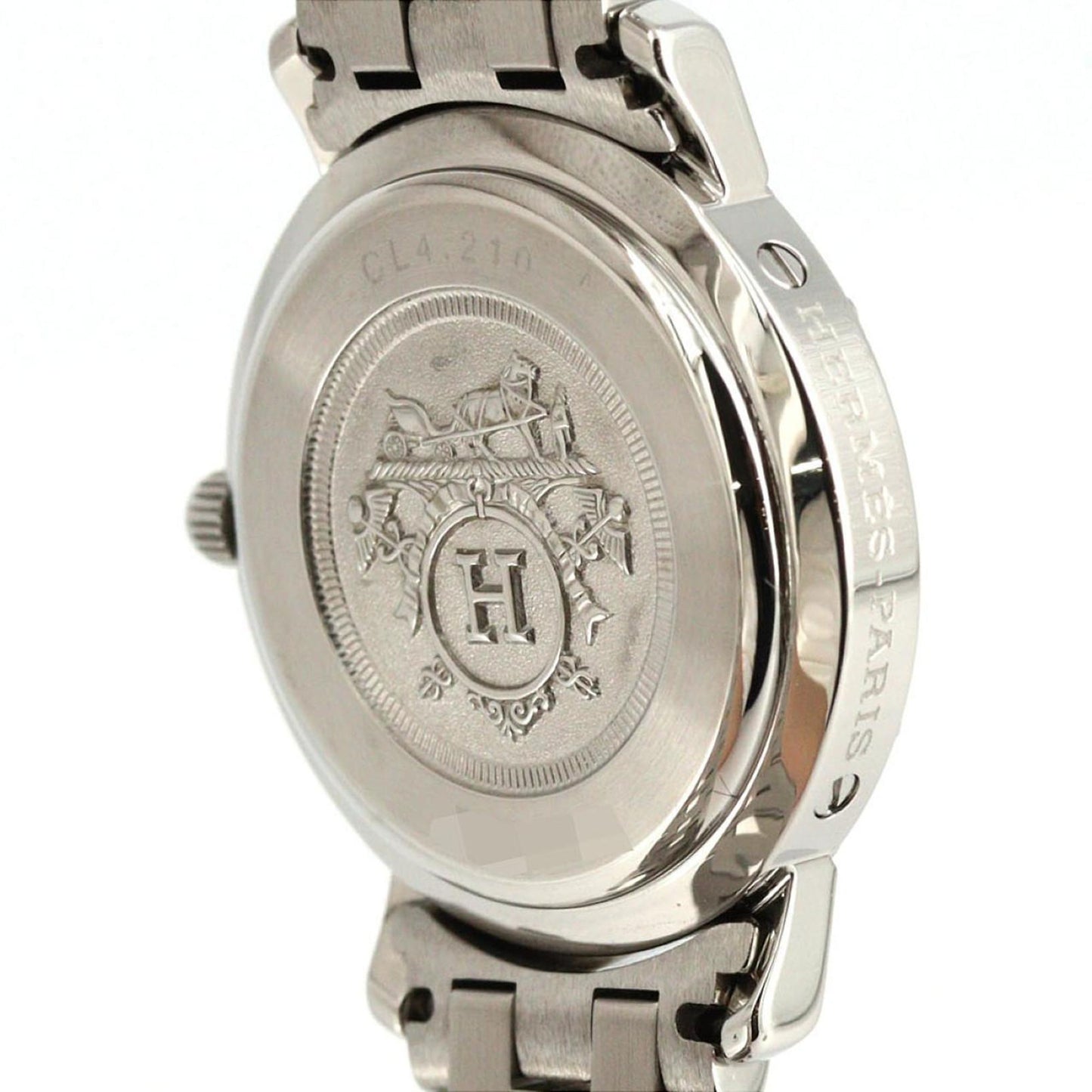 Herms Clipper Cl4.210 Stainless Steel Quartz Watch