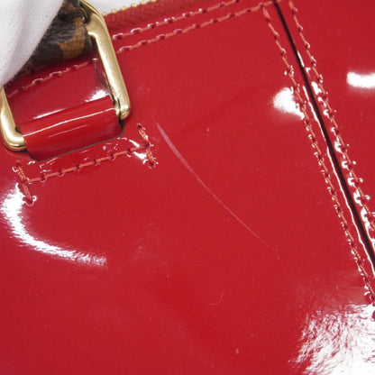 Louis Vuitton Vernis Monogram Alma Bb Handbag M52498 Scarlet 2-Way Bag