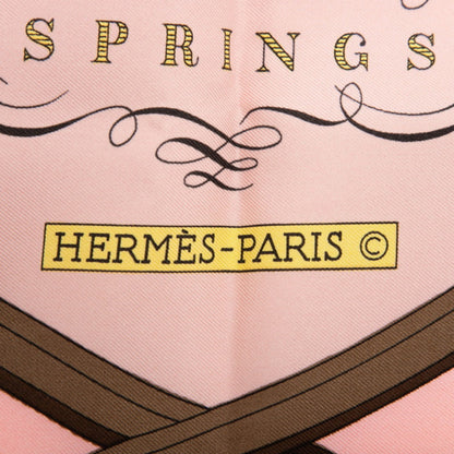 Hermes Herms Carr 90 Springs Carriage Scarf