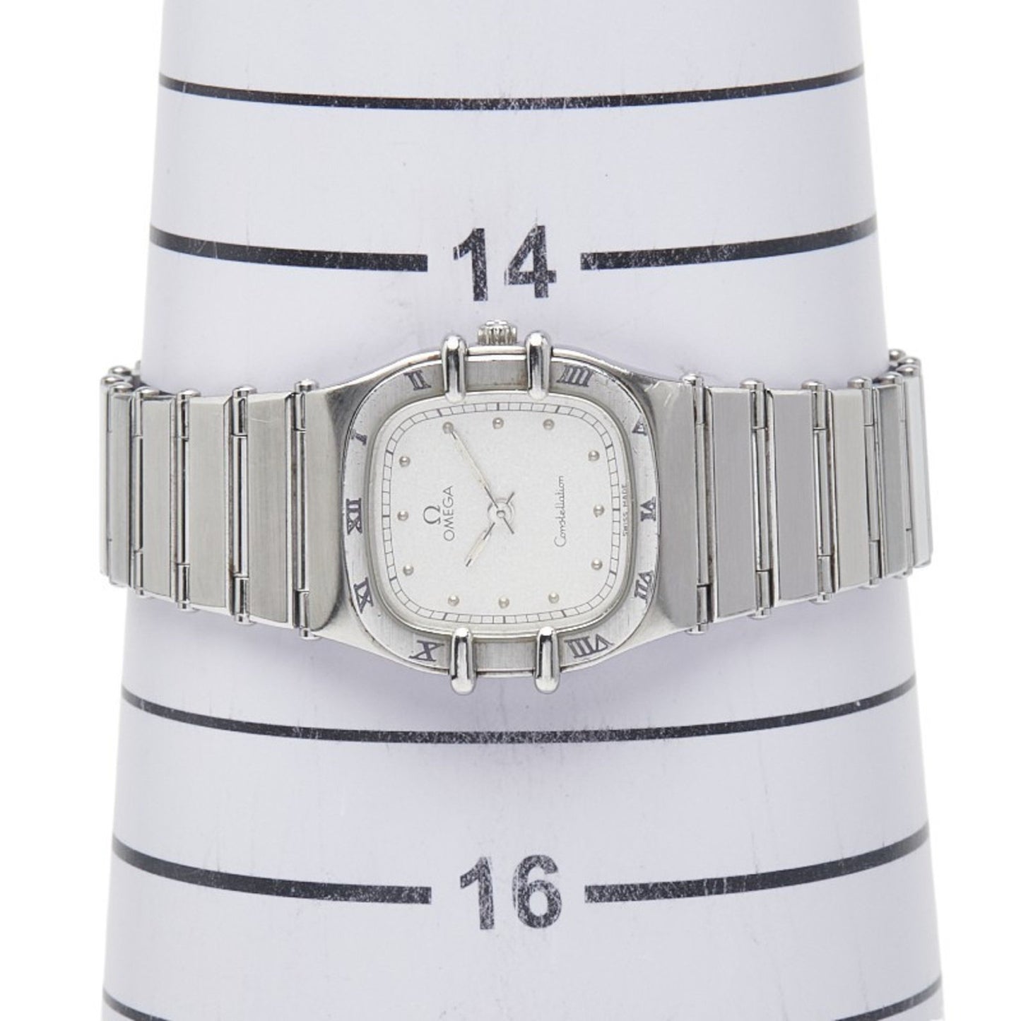 Omega Constellation Quartz Watch With Silver Dial And Stainless Steel