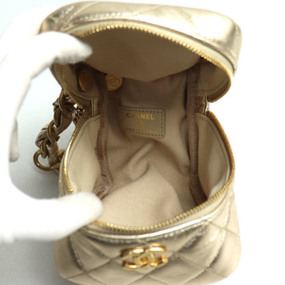 Chanel Chanel Matelasse Chain Clutch Bag Gold Ap2803