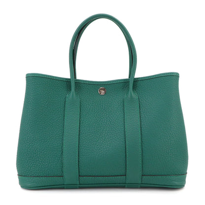 Hermes Herms Garden Party 30 Tpm Tote Bag In Negonda Malachite