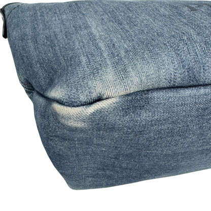 Prada 1Bg311 Denim Leather Tote Bag Handbag