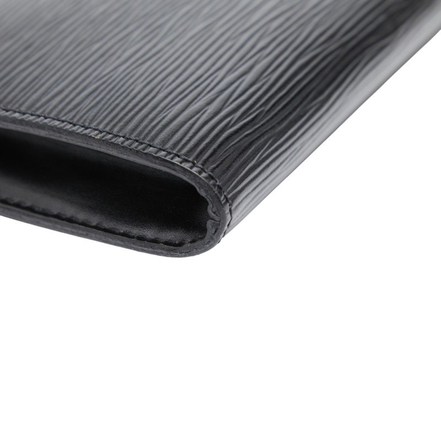 Louis Vuitton Epi Pochette Accessory Pouch Handbag M52942 Noir Black Leather